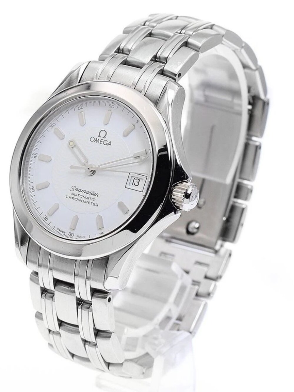 OMEGA Seamaster120 2501.21 Date white Dial Automatic Men's Watch_962347